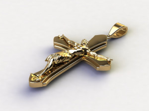Jesus Pendant Modèle 3D