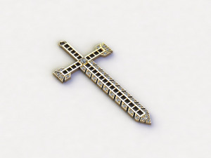 Holy Jesus Pendant 3D Model