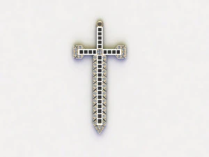 Holy Jesus Pendant 3D Model