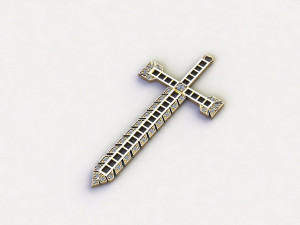 Holy Jesus Pendant Modelo 3D