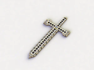 Holy Jesus Pendant 3D Model
