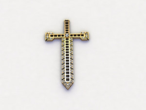 Holy Jesus Pendant Modelo 3D