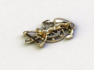 Holy Jesus Pendant 3D Model