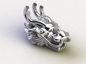 Head dragon china khmer thai Modelo 3D