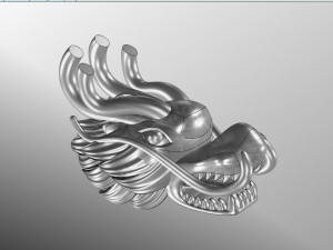 Head dragon china khmer thai Modelo 3D