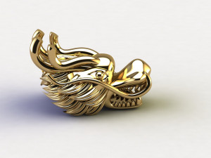 Head dragon china khmer thai Modelo 3D