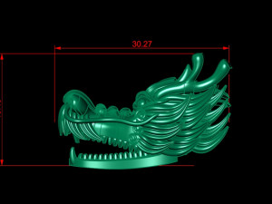Head dragon china khmer thai 3D 모델
