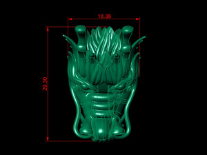 Head dragon china khmer thai 3D 모델