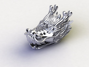 Head dragon china khmer thai 3D 모델