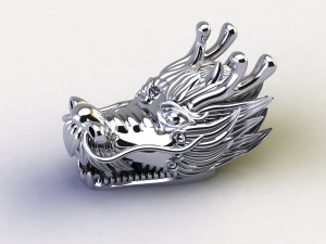Head dragon china khmer thai 3D 모델