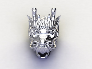 Head dragon china khmer thai 3D 모델