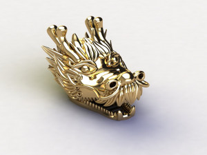 Head dragon china khmer thai 3D 모델