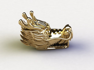 Head dragon china khmer thai 3D 모델