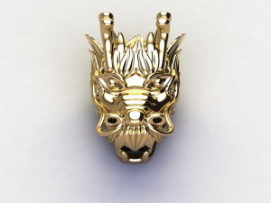 Head dragon china khmer thai 3D 모델