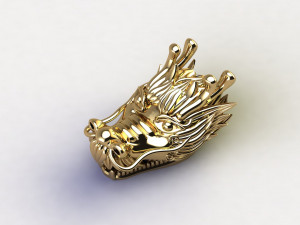Head dragon china khmer thai 3D 모델
