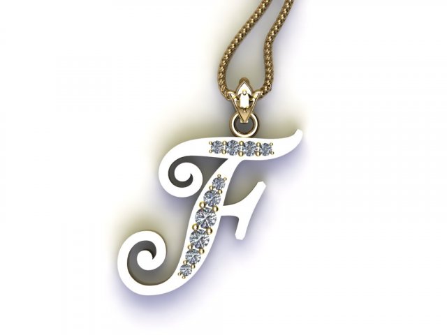 Letter hotsell f pendant