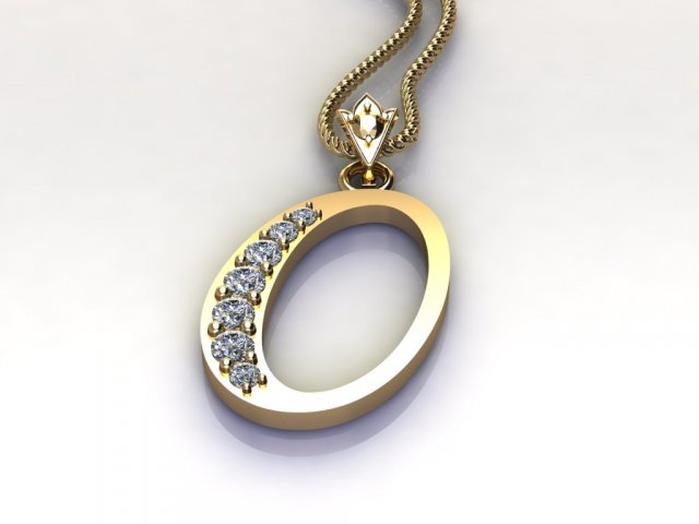 Letter o clearance pendant