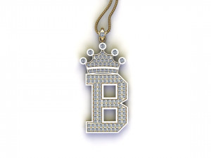 Alphabets letter B pendant 3Dモデル