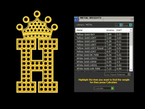 Alphabets letter H pendant 3D मॉडल