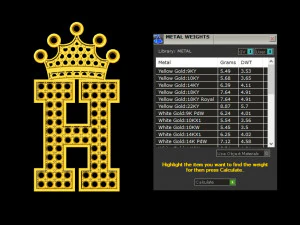 Alphabets letter H pendant 3D Model