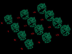 Tiger Ring Model 3D