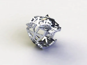 Tiger Ring 3D Model