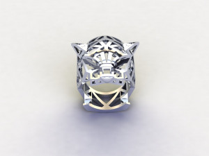 Tiger Ring Model 3D