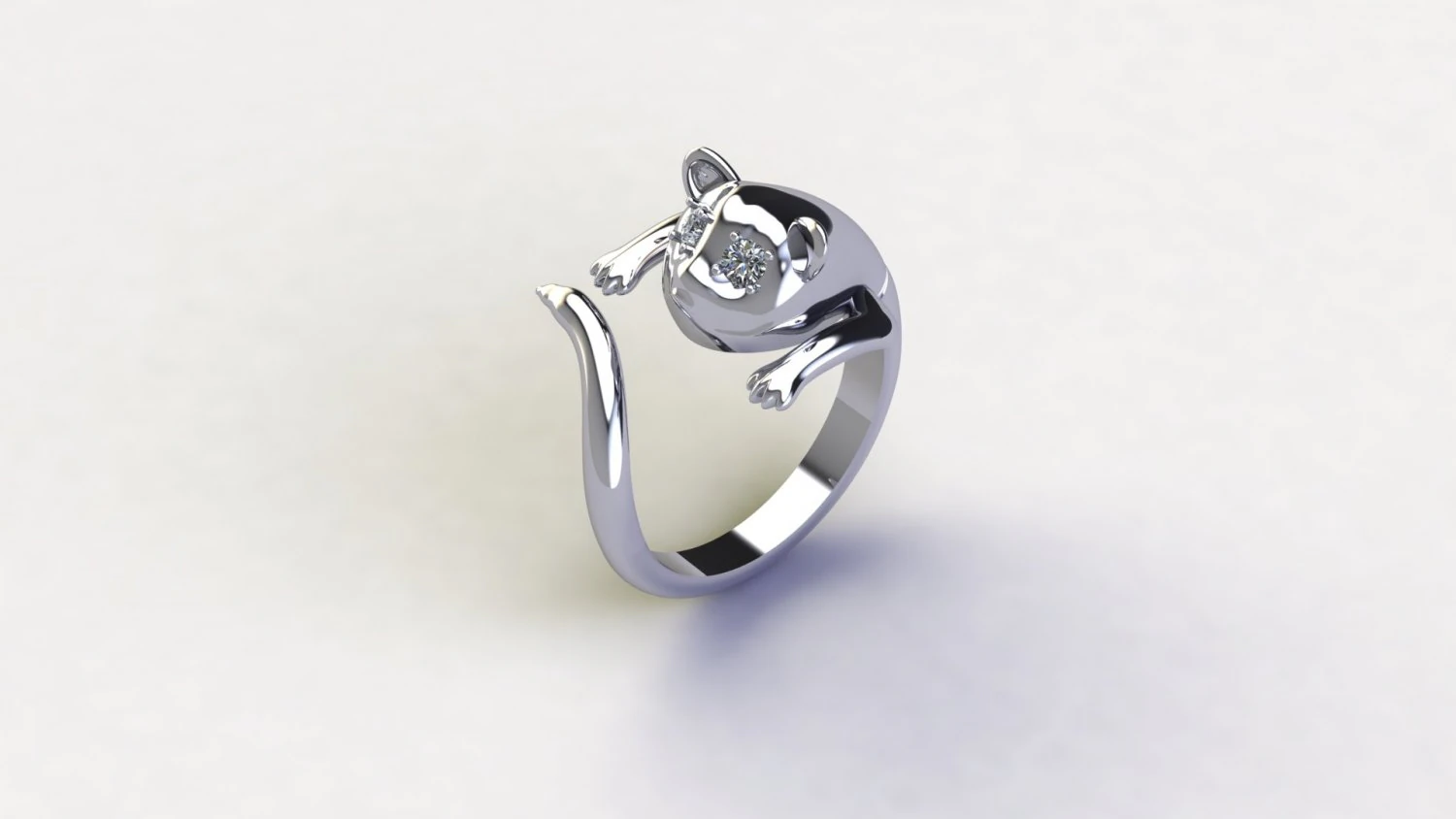 Tiger Ring 3D Model .c4d .max .obj .3ds .fbx .stl .blend