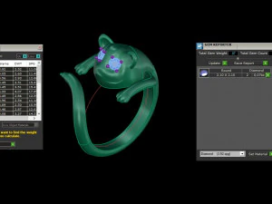 Tiger Ring 3D Model