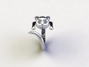 Tiger Ring 3D Model