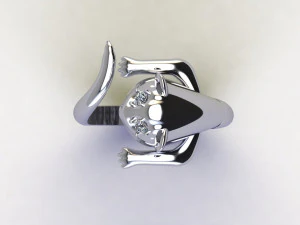 Tiger Ring 3D Model