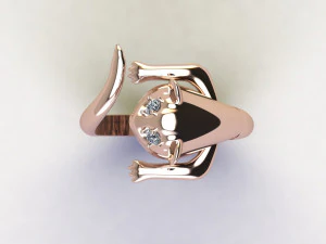 Tiger Ring 3D Model