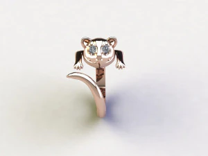 Tiger Ring 3D Model