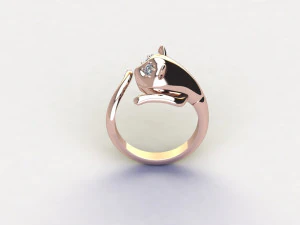 Tiger Ring 3D Model