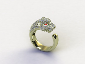 Tiger Ring 3D Модель