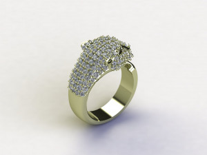 Tiger Ring 3D Модель
