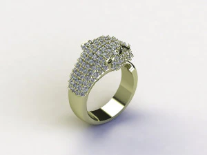 Tiger Ring 3D Model