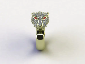 Tiger Ring 3D Model