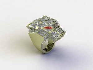 Tiger Ring Modello 3D