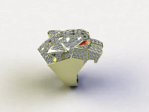 Tiger Ring 3D Model