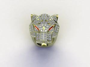 Tiger Ring 3D Model