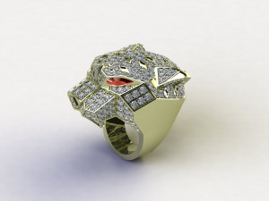 Tiger Ring 3D Модель