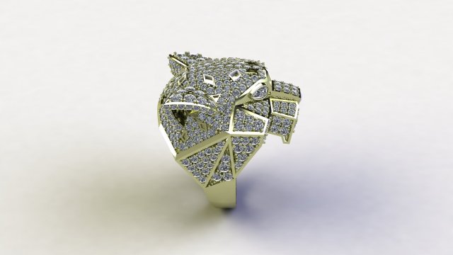 Tiger Ring Modello 3D .c4d .max .obj .3ds .fbx .stl .blend
