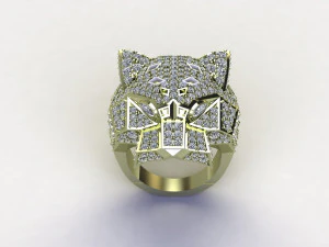 Кольцо Тигра 3D Модель