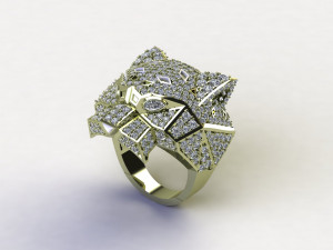 Tiger Ring Modello 3D