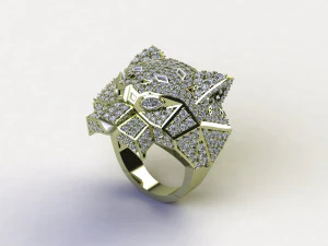 Кольцо Тигра 3D Модель