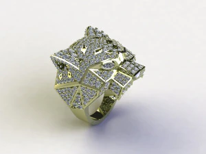 Кольцо Тигра 3D Модель