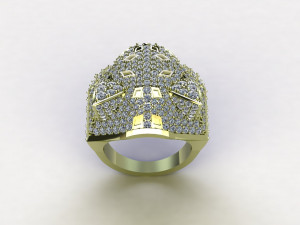 Tiger Ring Modello 3D