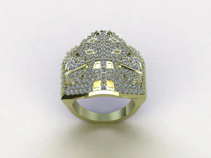 Кольцо Тигра 3D Модель