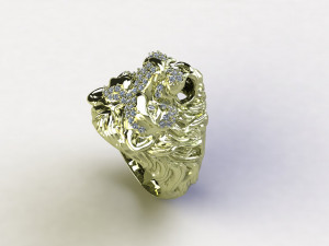 Tiger Ring 3D Model